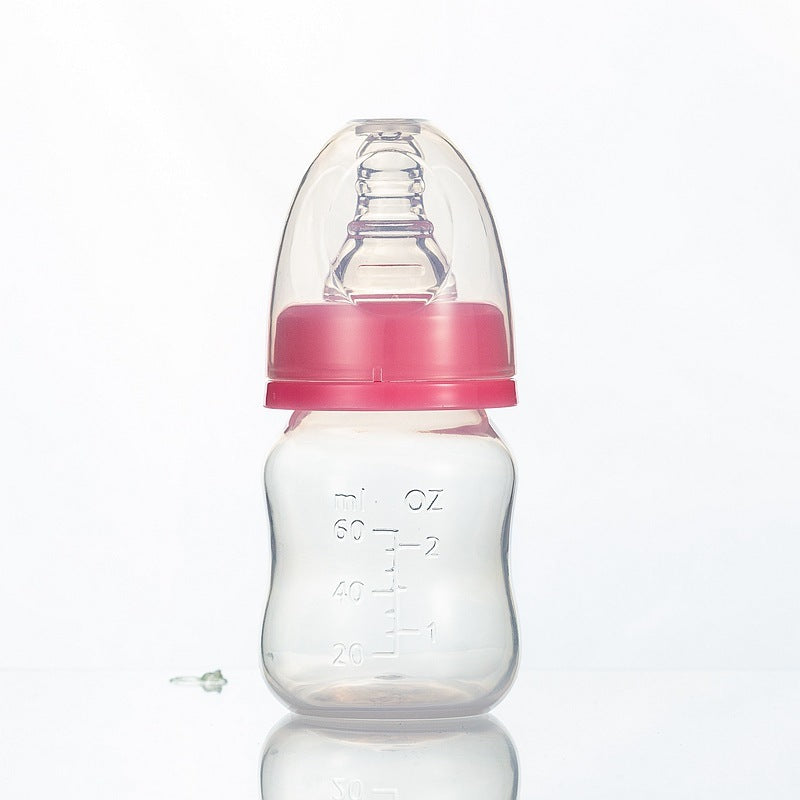 Stereoscopic Sucking PP Silica Gel Baby Care Bottle