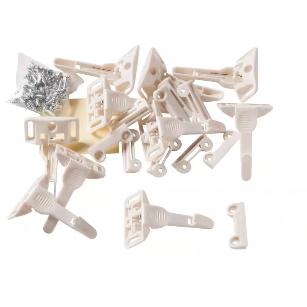 Spring Loaded Cabinet and Drawer Latches (10-Pack)