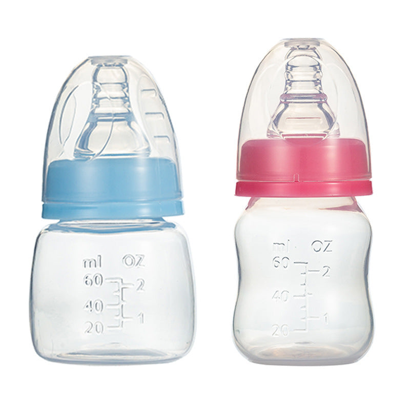 Stereoscopic Sucking PP Silica Gel Baby Care Bottle