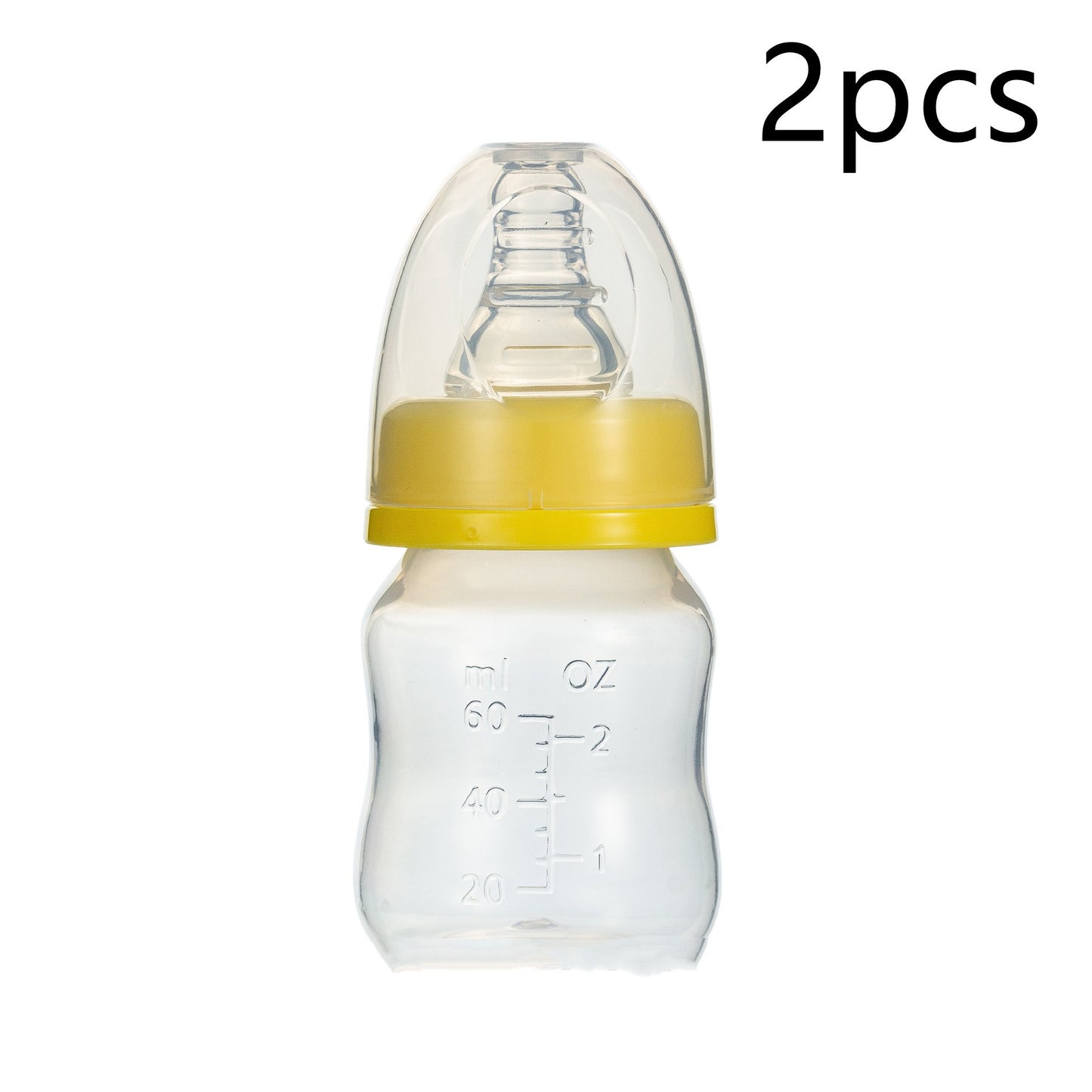 Stereoscopic Sucking PP Silica Gel Baby Care Bottle
