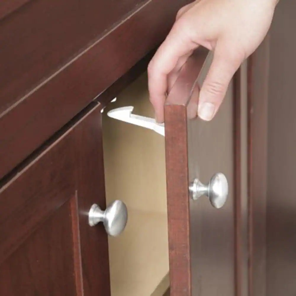 Spring Loaded Cabinet and Drawer Latches (10-Pack)
