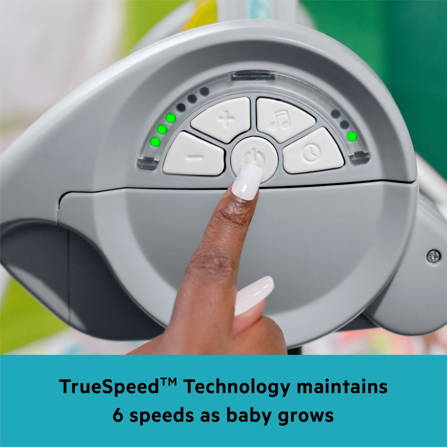 Playful Paradise Portable Compact Baby Swing