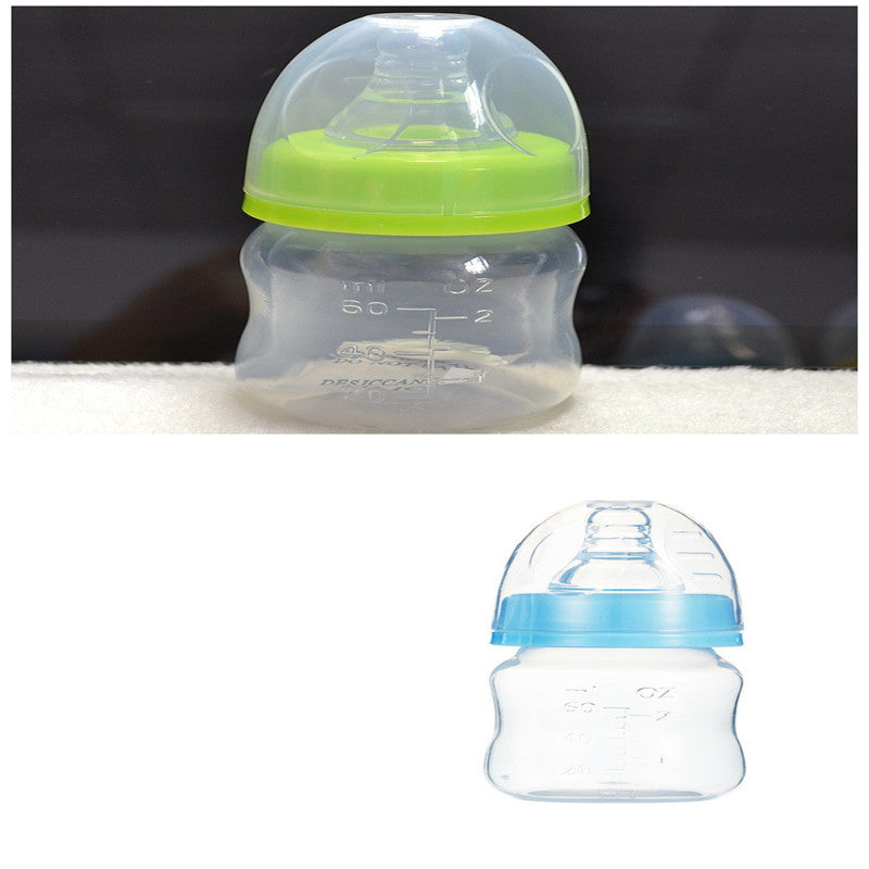 Stereoscopic Sucking PP Silica Gel Baby Care Bottle