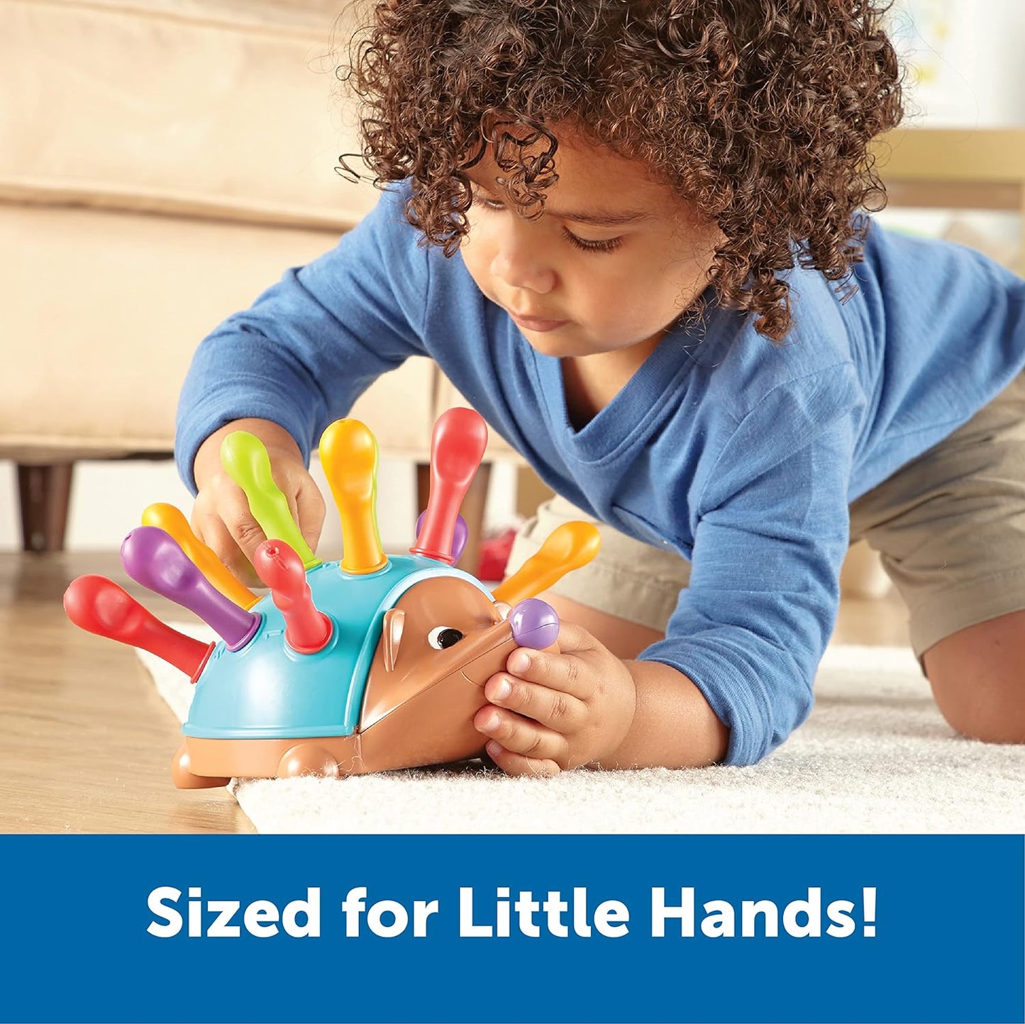 Spike the Fine Motor Hedgehog - Toddler Learning Toys, Fine Motor and Sensory Toys for Kids Ages 18+ Months, Montessori Toys