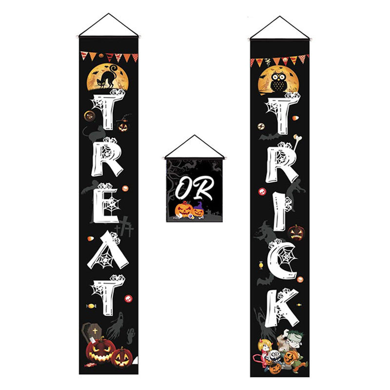 Halloween door couplet banner