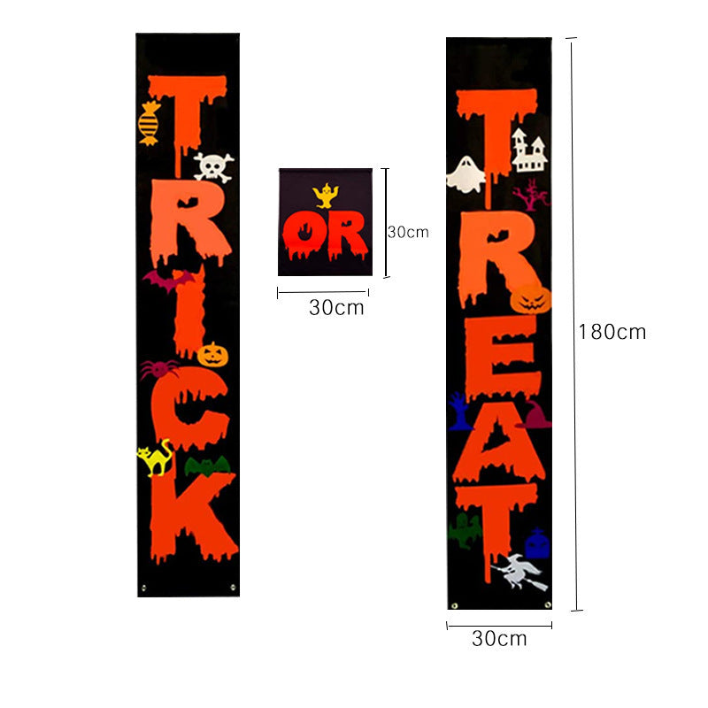 Halloween door couplet banner