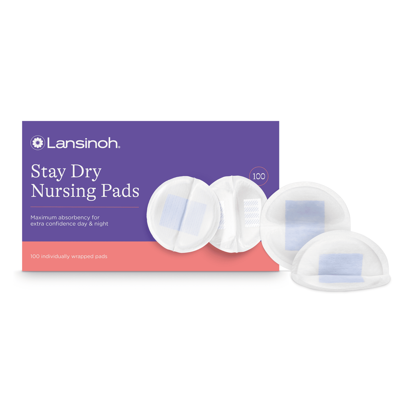 Stay Dry Disposable Nursing Pads for Breastfeeding, 100 Count
