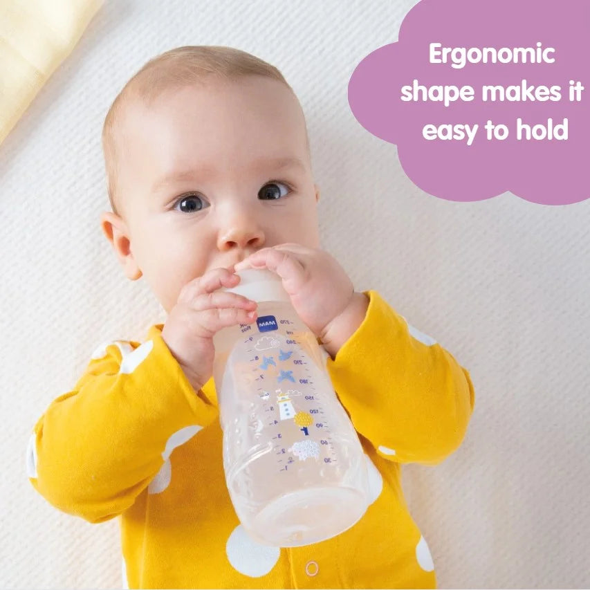 Easy Active Bottle 11 Oz (2-Count), Fast Flow Bottles, 4+ Month, Unisex, Gray Unisex 2 Count (Pack of 1)