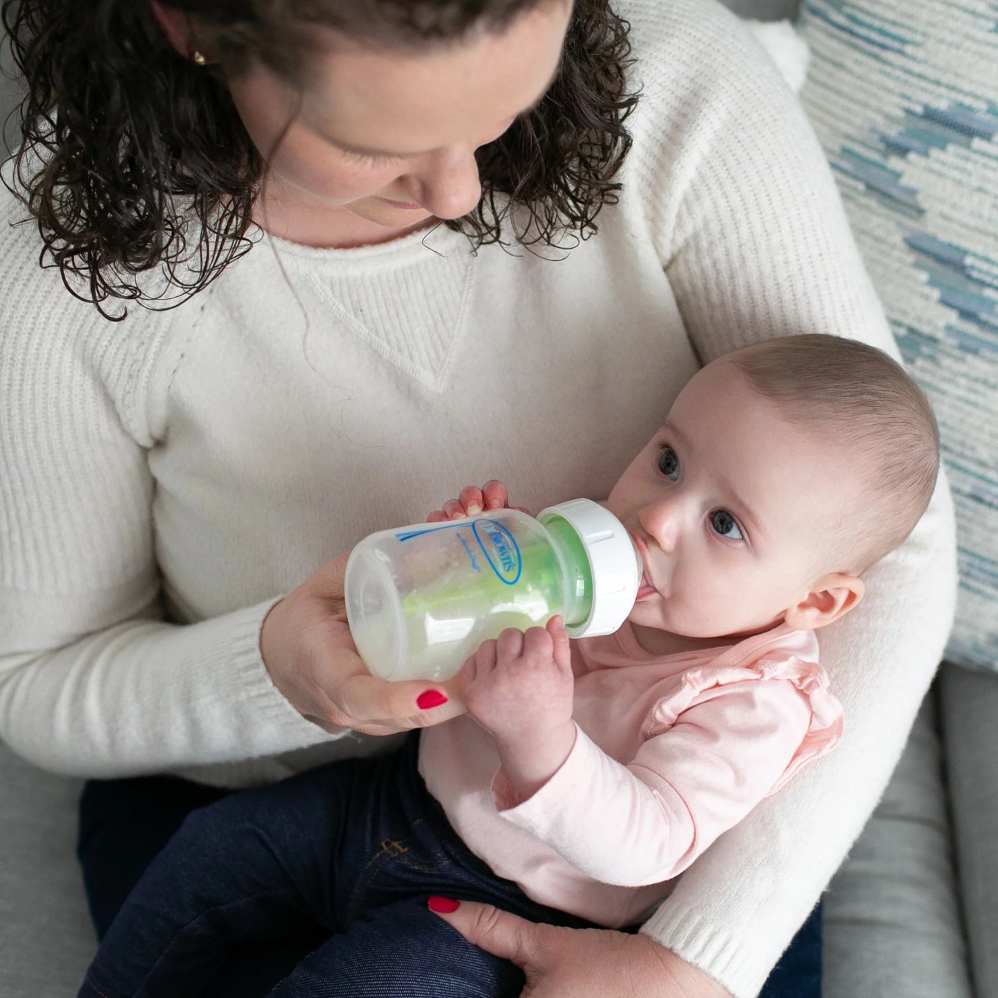 Options+ Wide-Neck Baby Bottle Nipple - Level 2, Medium Flow - 6-Pack - 3M+
