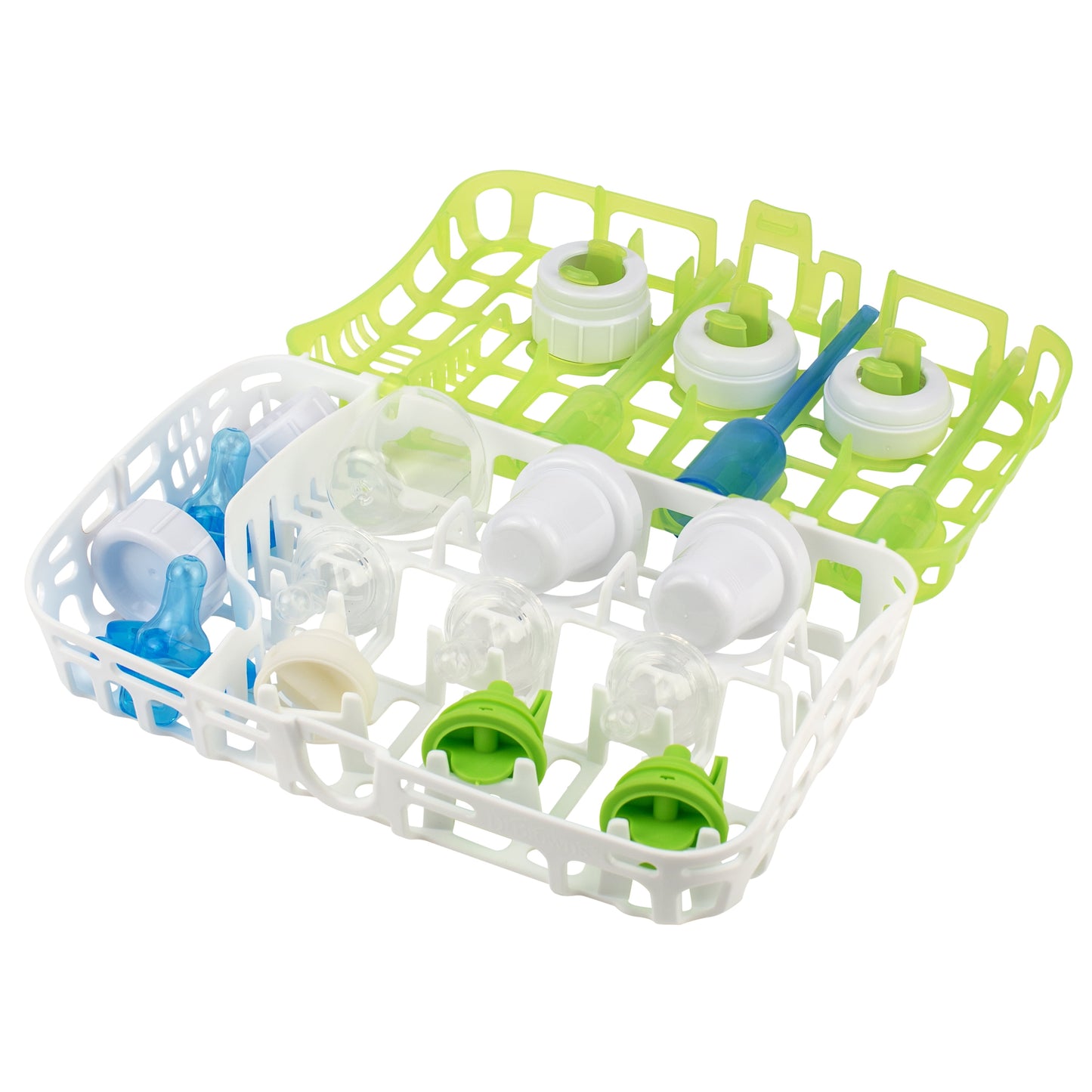 Dr. Browns Natural Flow Anti-Colic Options+ Deluxe Bottle Essentials Gift Set with 100% Silicone Happypaci Pacifier, Bottle Brush and Dishwasher Basket for Bottle Parts, BPA Free, 0M+