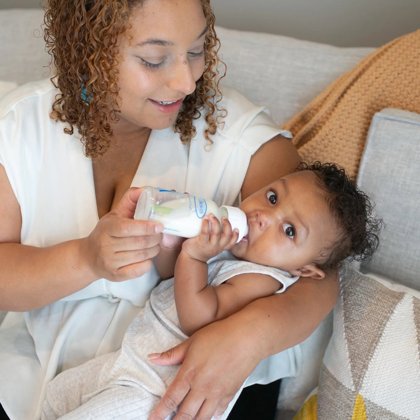 Natural Flow Anti-Colic Options+ Narrow Baby Bottle, 4Oz/120Ml, with Level 1 Slow Flow Nipple, 1-Pack, 0M+