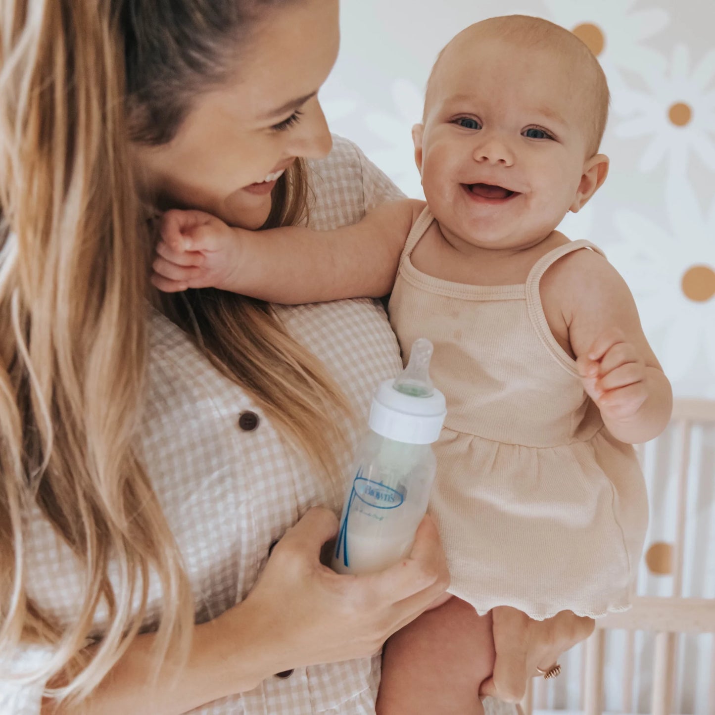 Natural Flow Anti-Colic Options+ Narrow Baby Bottle, 4Oz/120Ml, with Level 1 Slow Flow Nipple, 1-Pack, 0M+