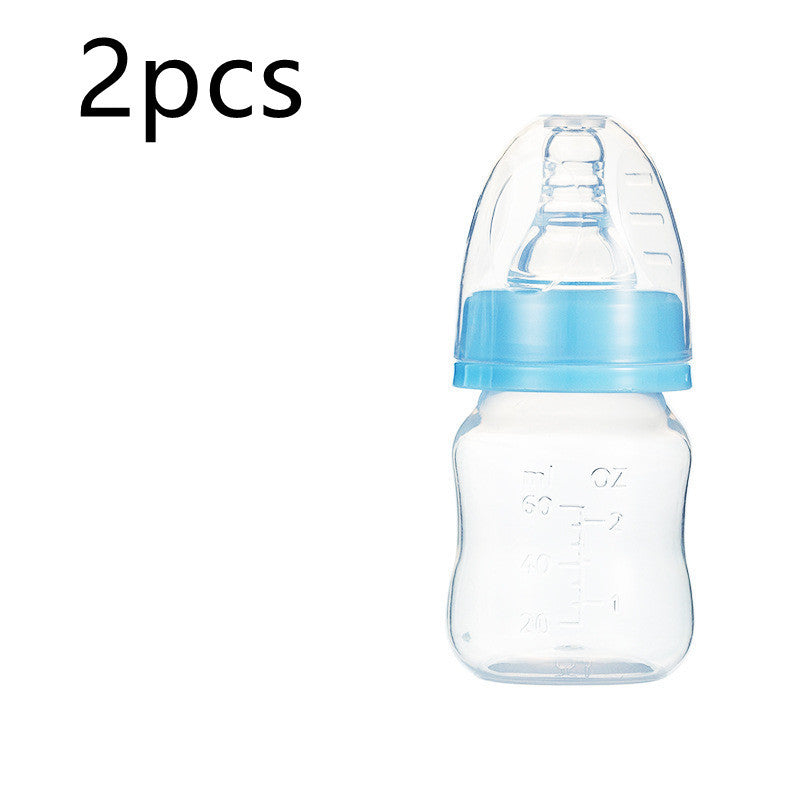 Stereoscopic Sucking PP Silica Gel Baby Care Bottle