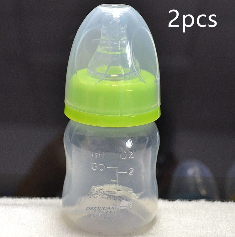Stereoscopic Sucking PP Silica Gel Baby Care Bottle