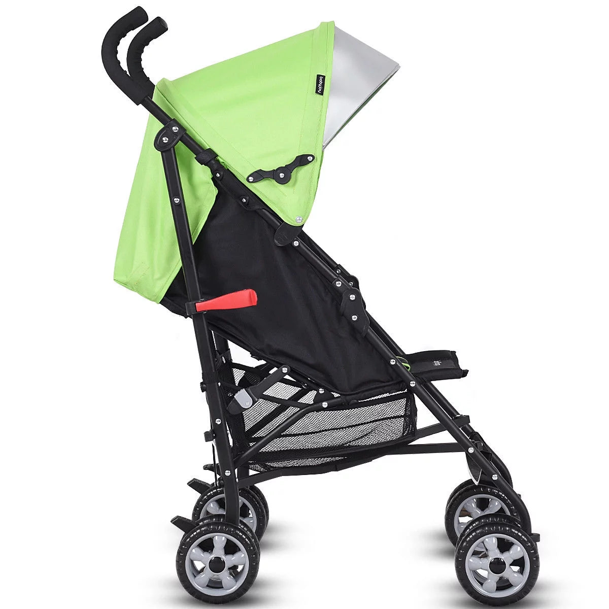 Folding Lightweight Baby Toddler Umbrella Travel Stroller with Storage Basket Green
