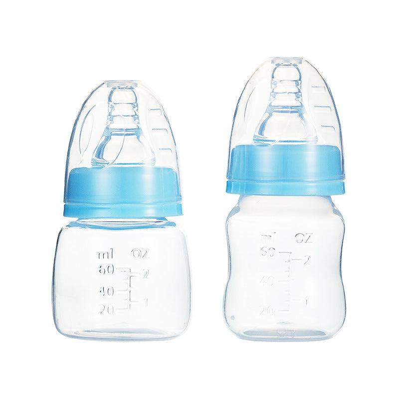 Stereoscopic Sucking PP Silica Gel Baby Care Bottle