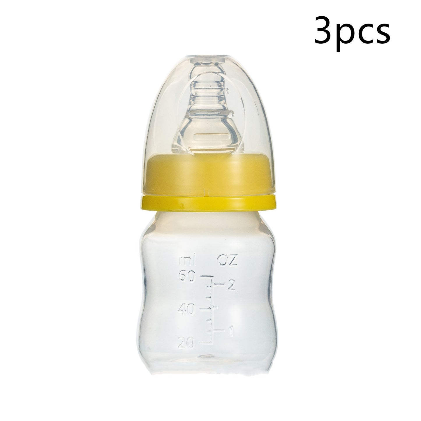 Stereoscopic Sucking PP Silica Gel Baby Care Bottle