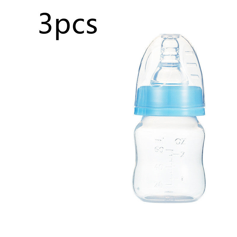 Stereoscopic Sucking PP Silica Gel Baby Care Bottle