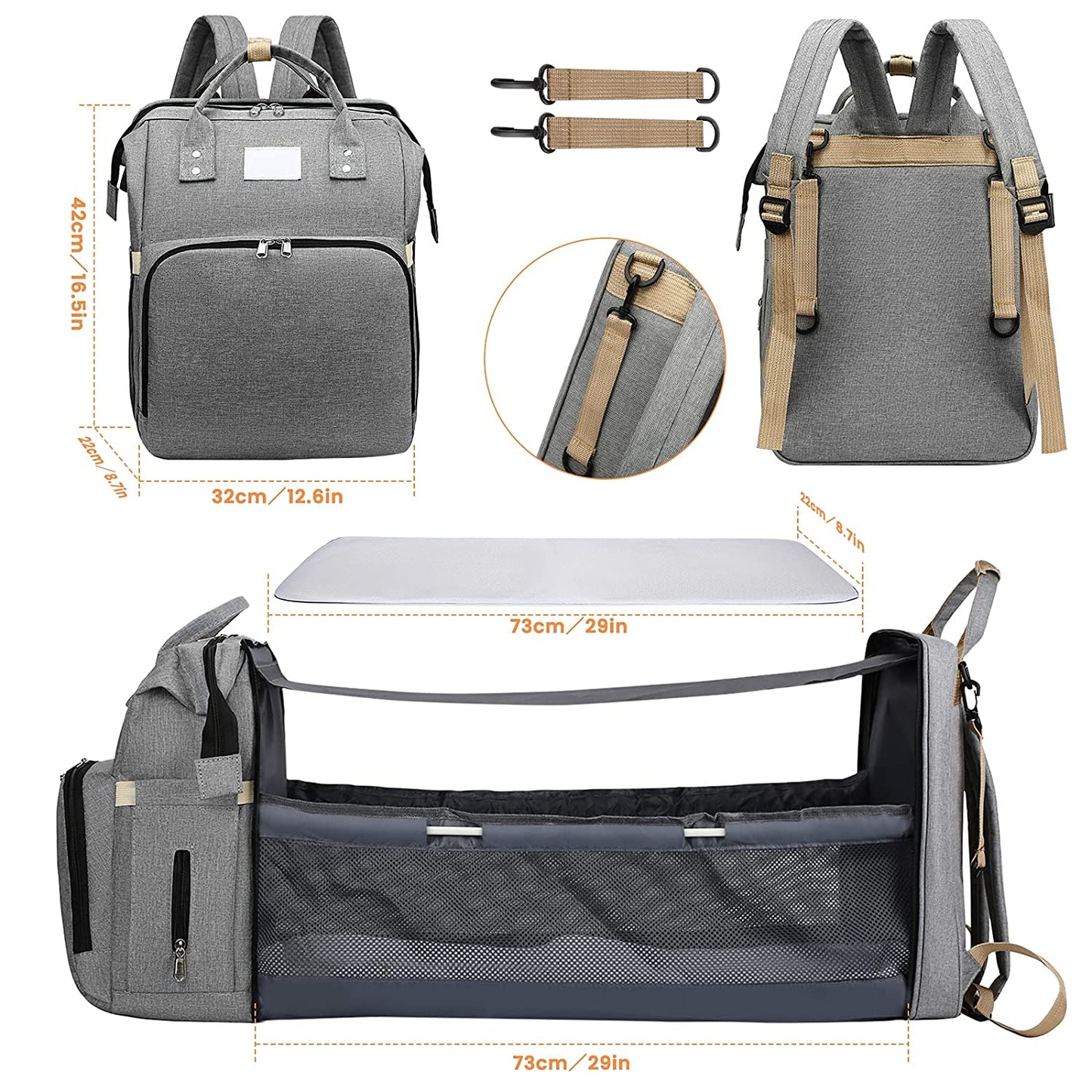 The Baby Nappy Changing Bag