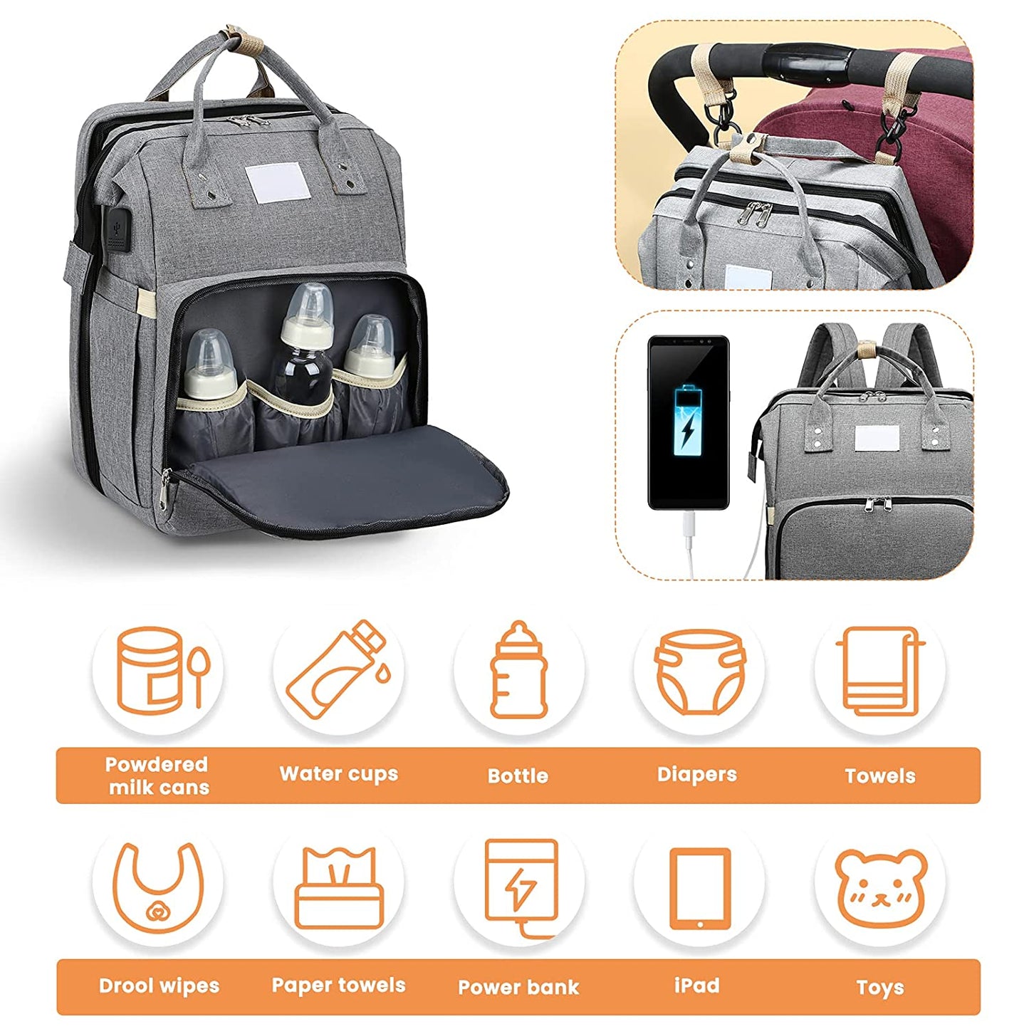 The Baby Nappy Changing Bag