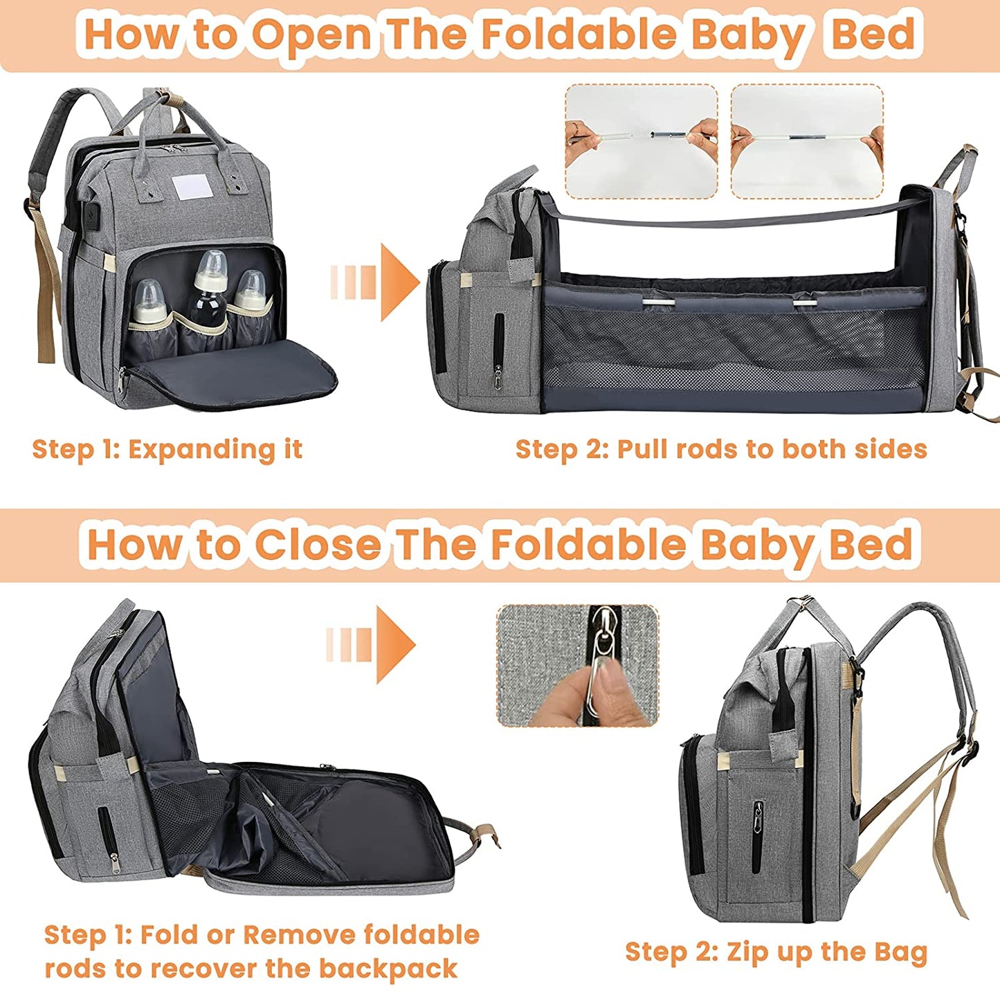 The Baby Nappy Changing Bag