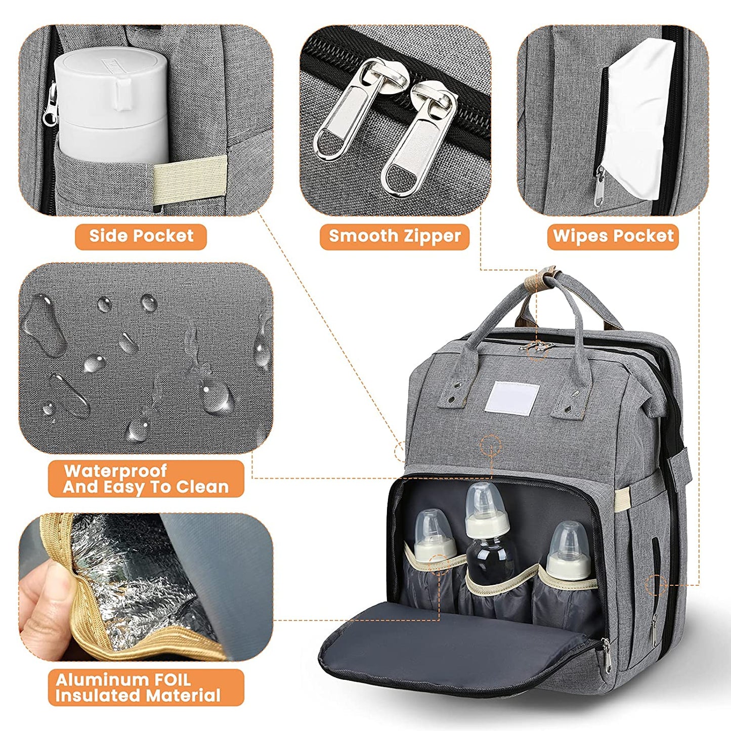 The Baby Nappy Changing Bag