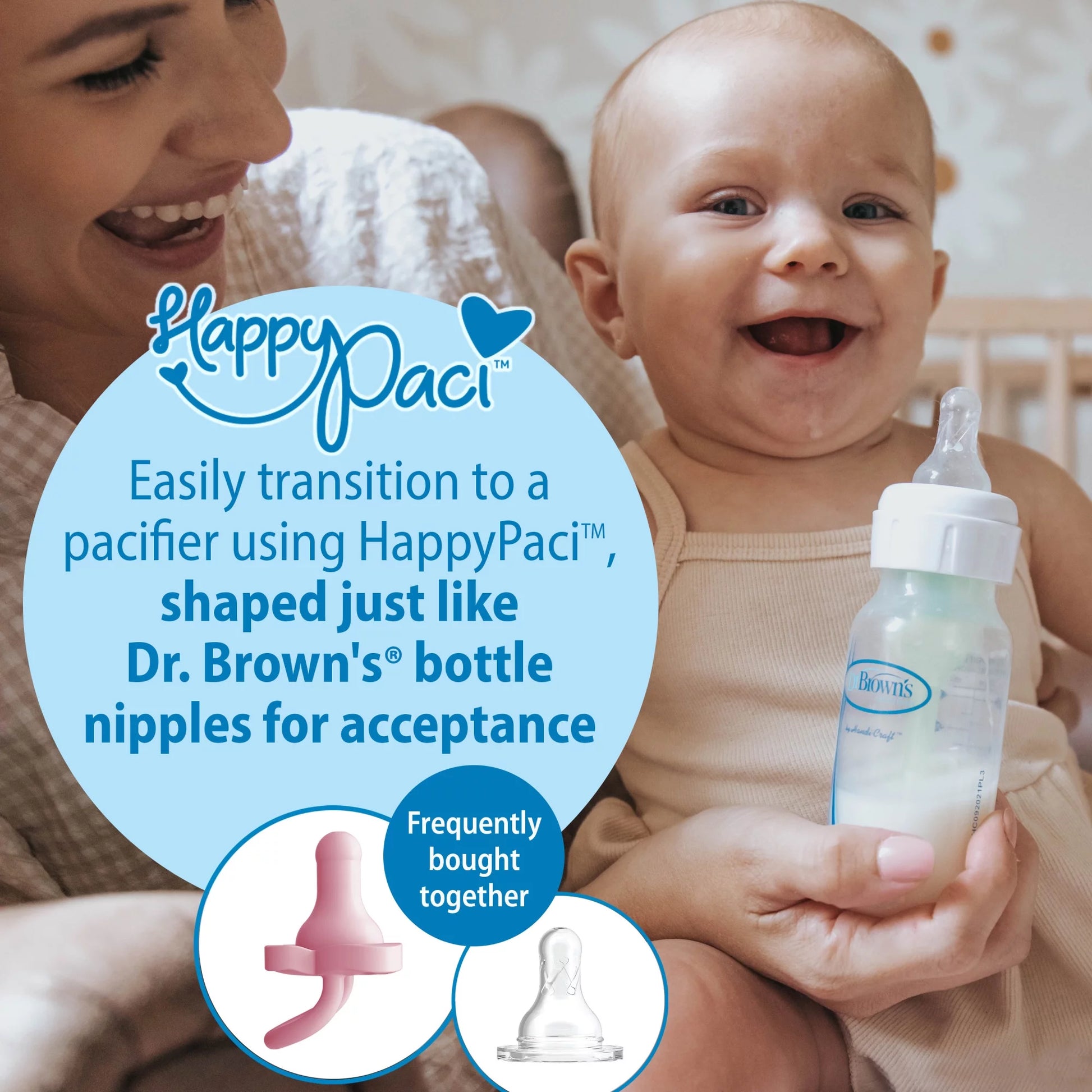 Natural Flow Y-Cut, Narrow Baby Bottle Nipple, 9M+, 100% Silicone, 6 Pack