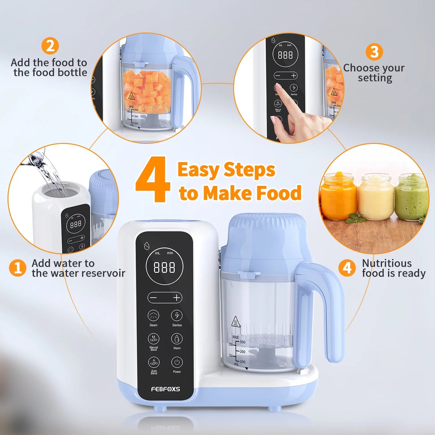 Multi-Function Baby Food Processor