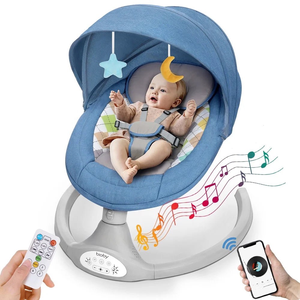 TEAYINGDE Baby Swing (Blue)