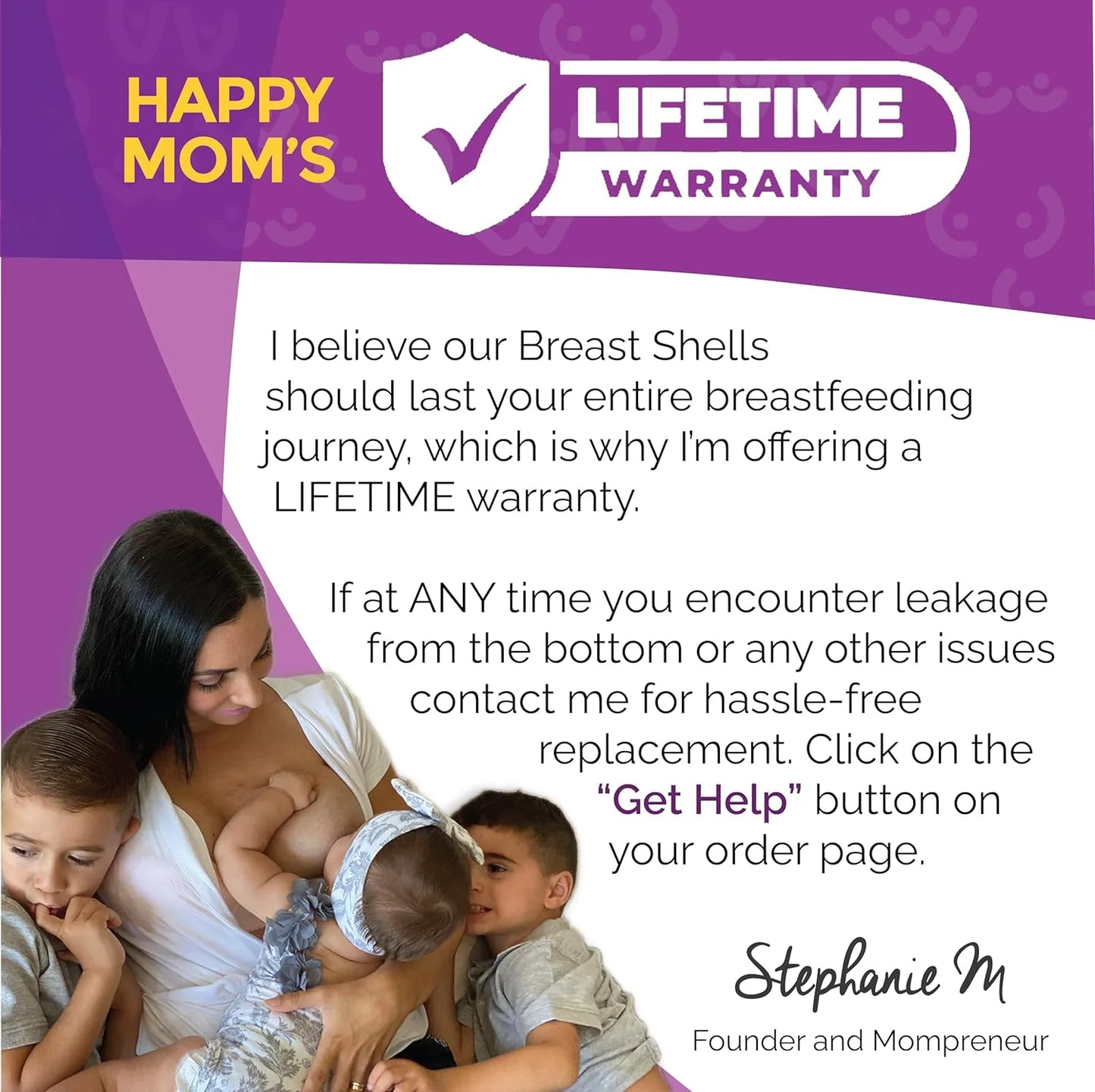 Breast Shell & Milk Catcher for Breastfeeding Relief (2 in 1) Protect Cracked, Sore, Engorged Nipples & Collect Breast Milk Leaks during the Day, While Nursing or Pumping (4 Pack)