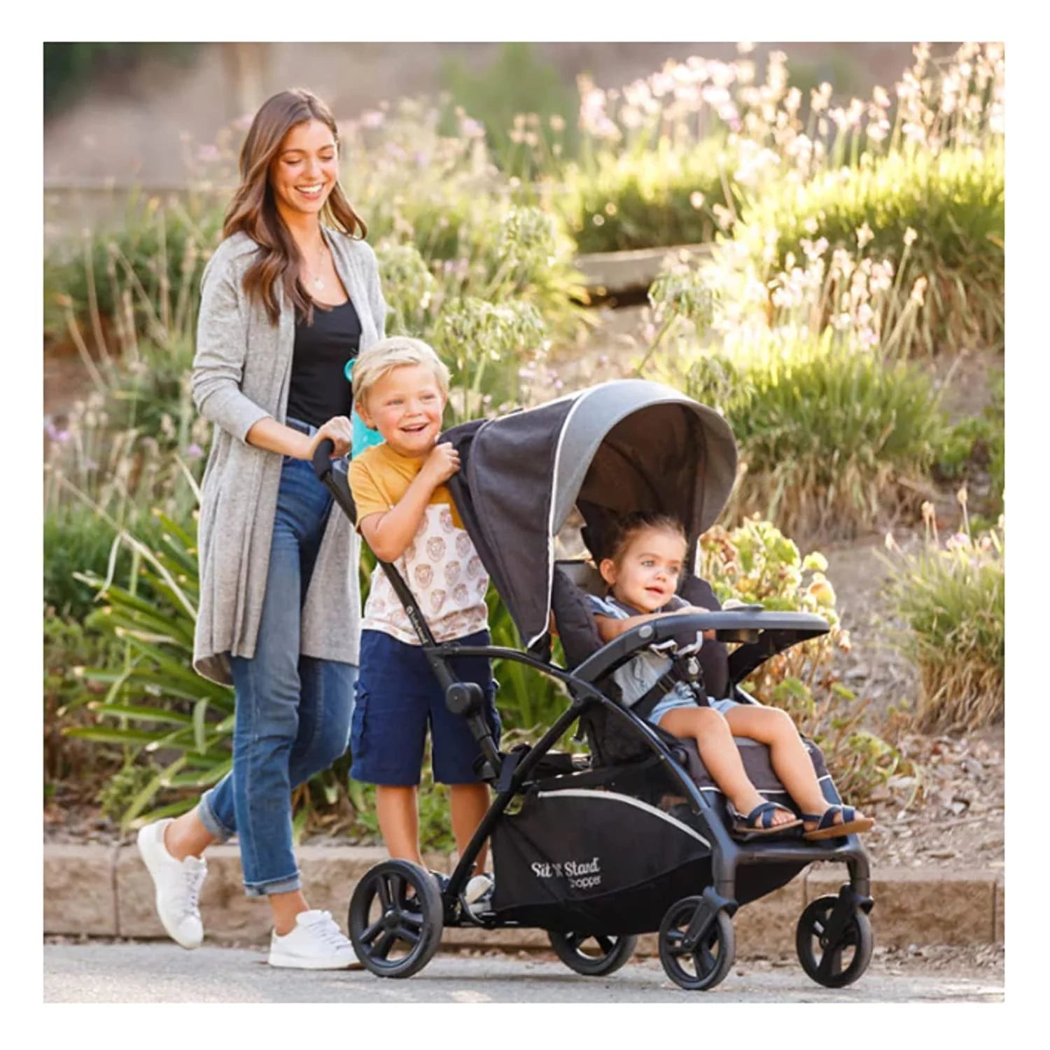 Navigator Double Jogger Stroller, Tropic