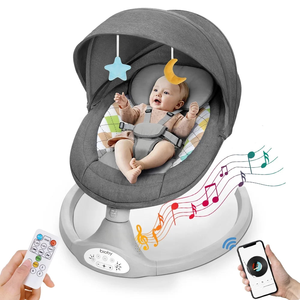 TEAYINGDE Baby Swing (Grey)