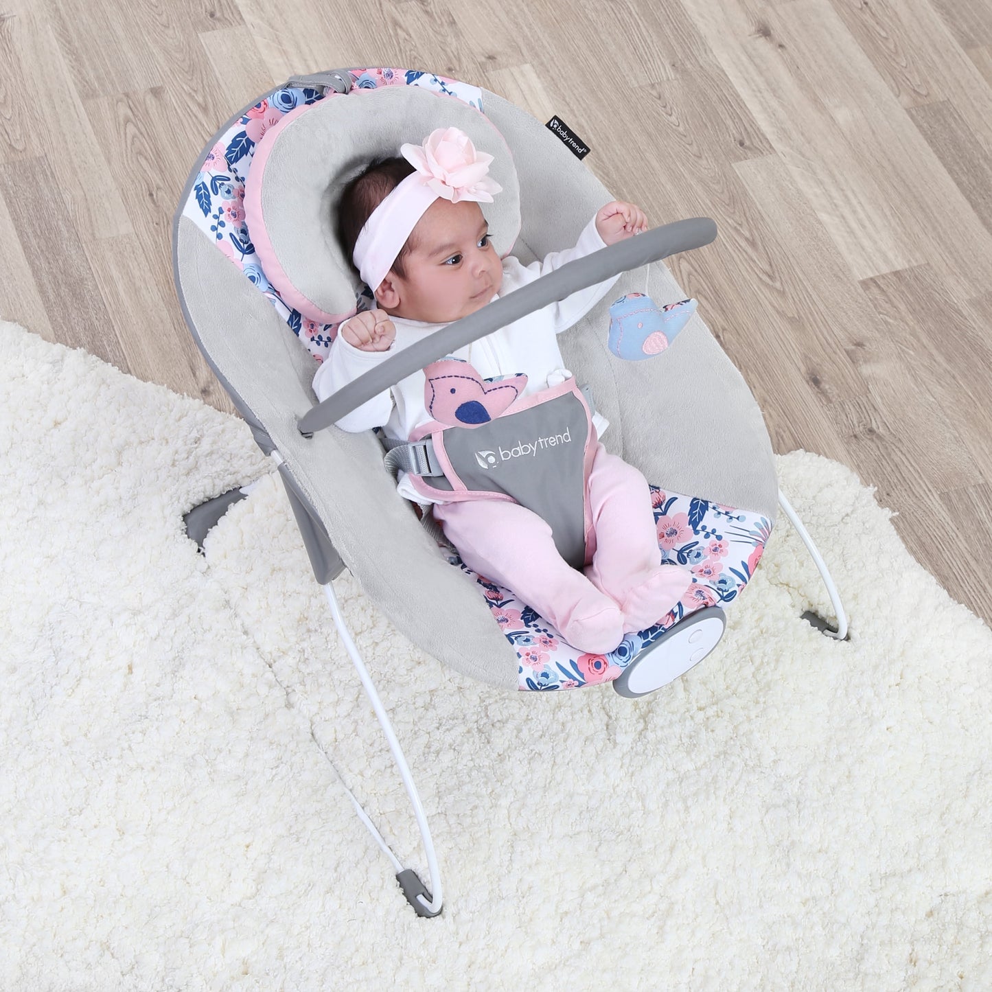 Infant EZ Bouncer with Calming Vibration- Bluebell Birds