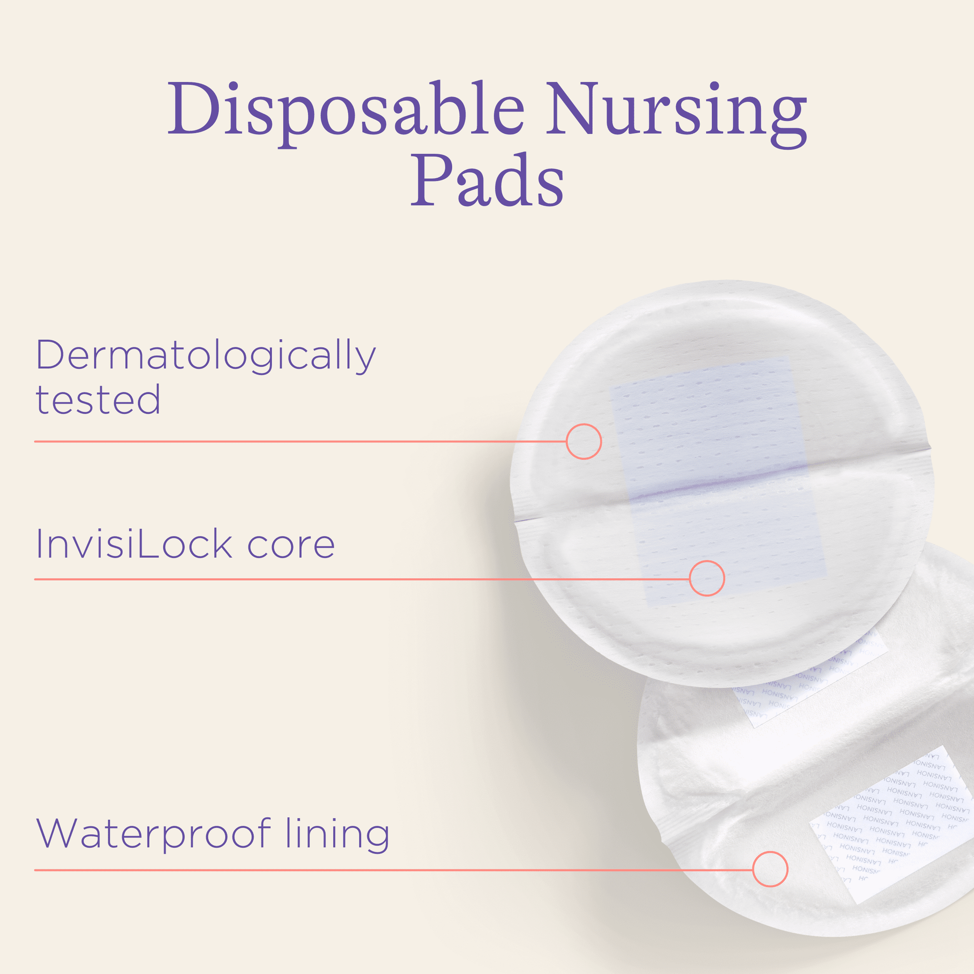 Stay Dry Disposable Nursing Pads for Breastfeeding, 100 Count