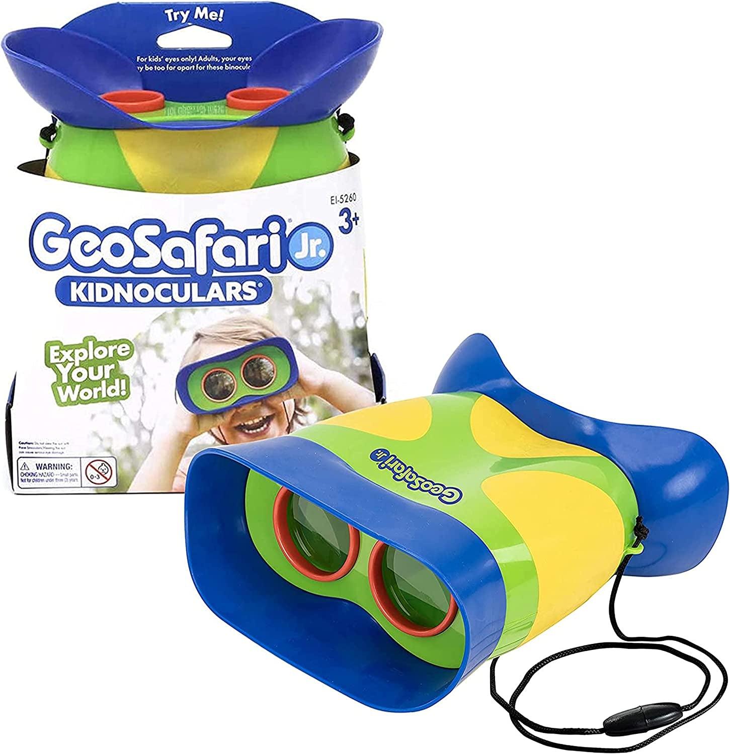 Geosafari Jr. Kidnoculars - Binoculars for Kids Ages 3+