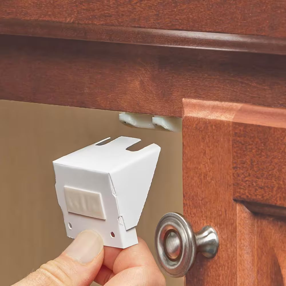 Spring Loaded Cabinet and Drawer Latches (10-Pack)