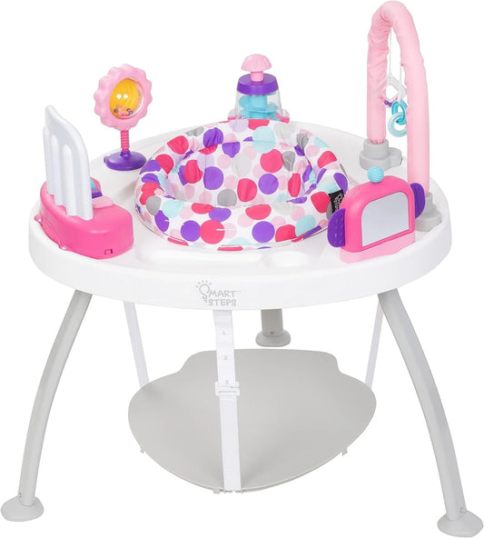 3-In-1 Bounce N' Play Activity Center Plus, Princess Pink