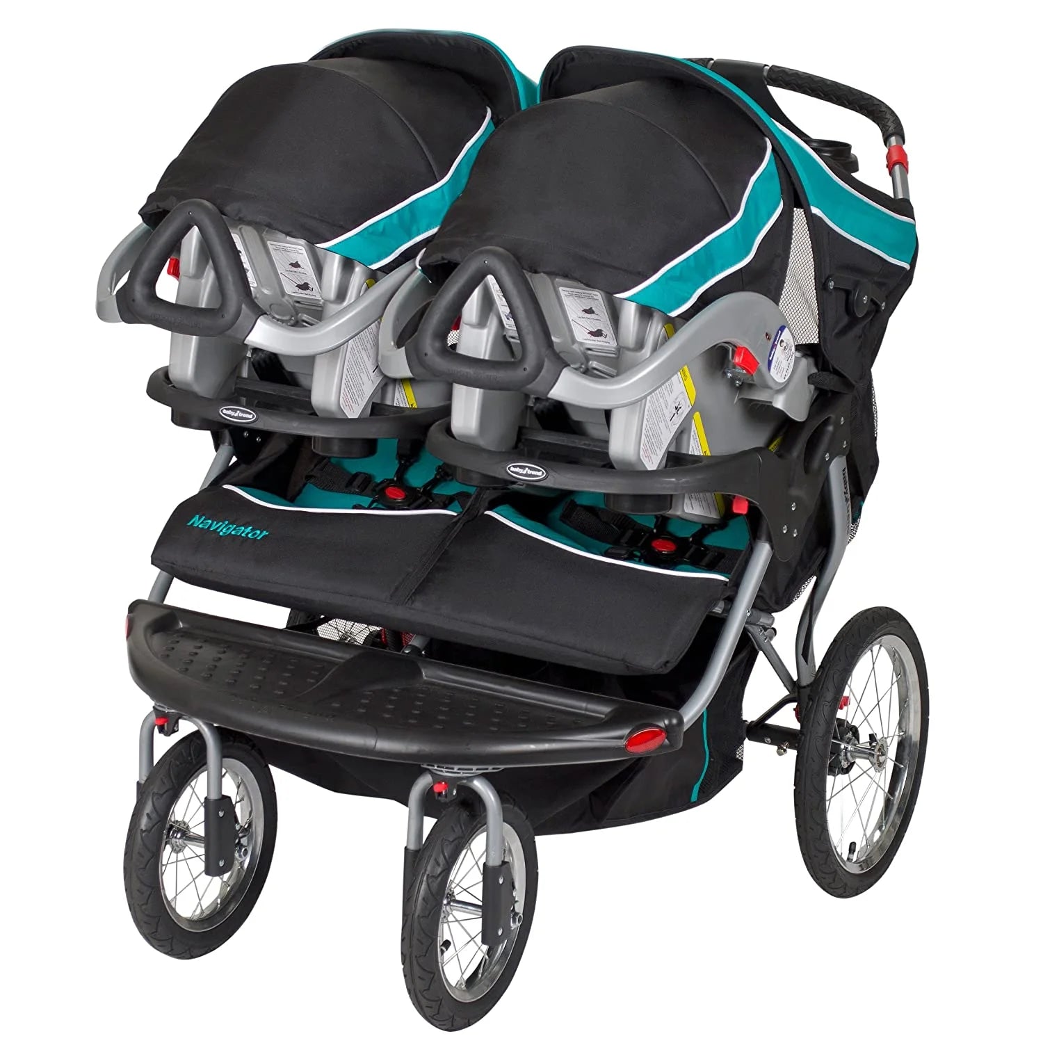 Navigator Double Jogger Stroller, Tropic