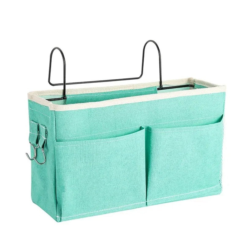 Bedside Storage Bags Crib Bed Side Pouch Hanging Caddy Bedside Toys Storage Organizer Nappy Holder Pockets Crib Accessories Bags