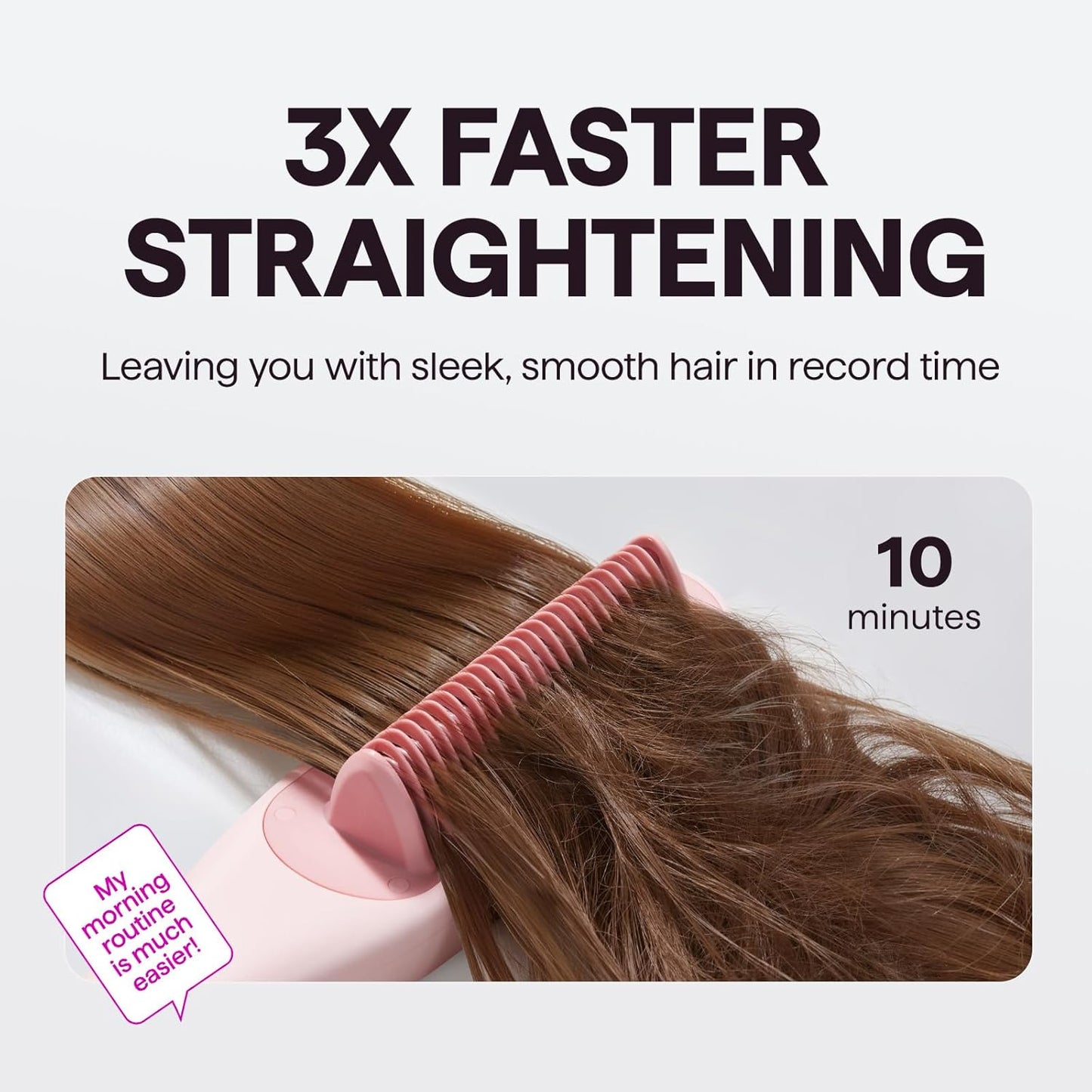 Pro Steam Hair Straightener 3 in 1 Brush