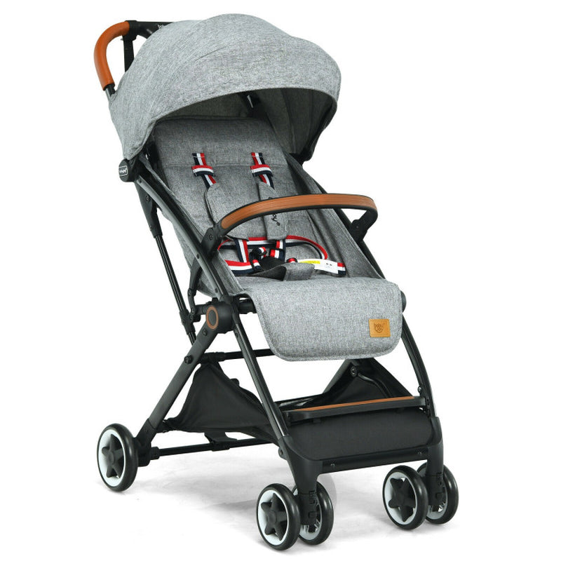 Lightweight Aluminium Frame Baby Stroller with Net