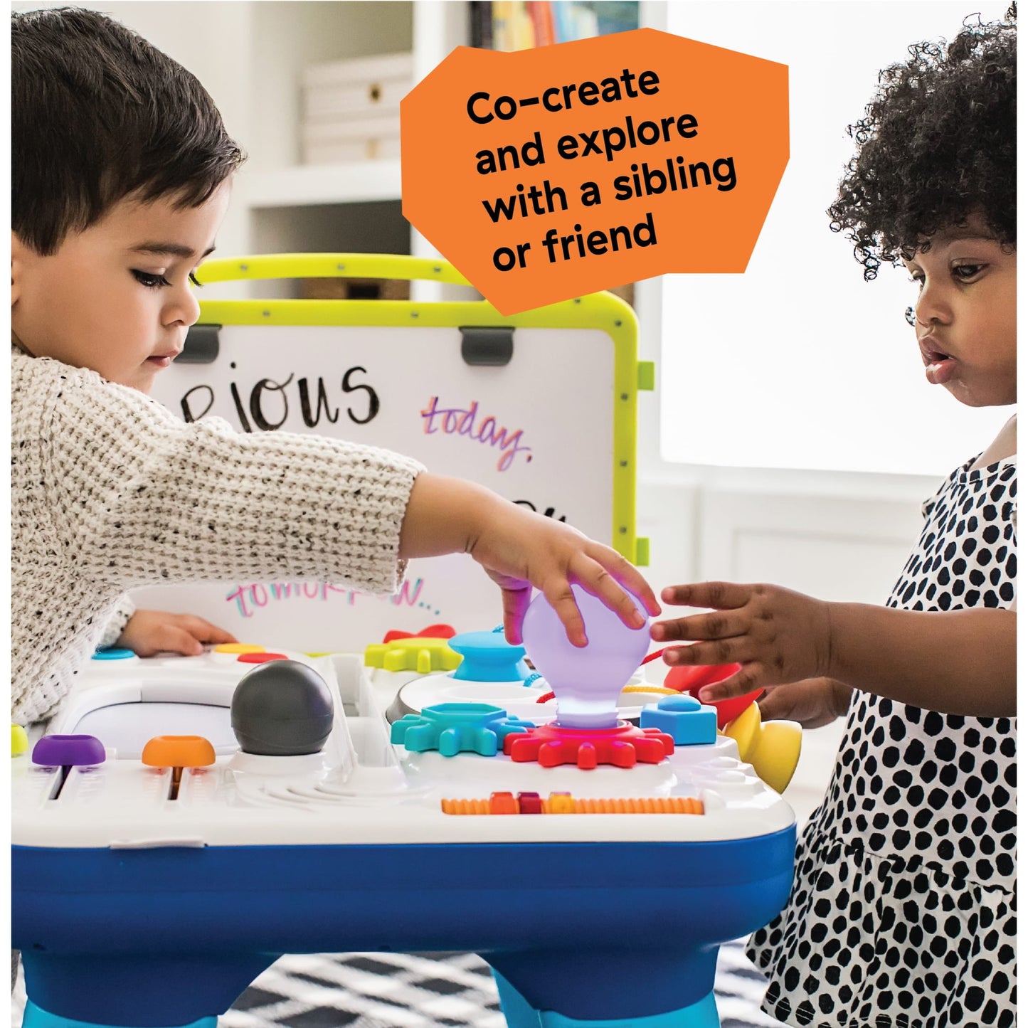 Removable Curiosity Table Unisex Toddler Activity Center