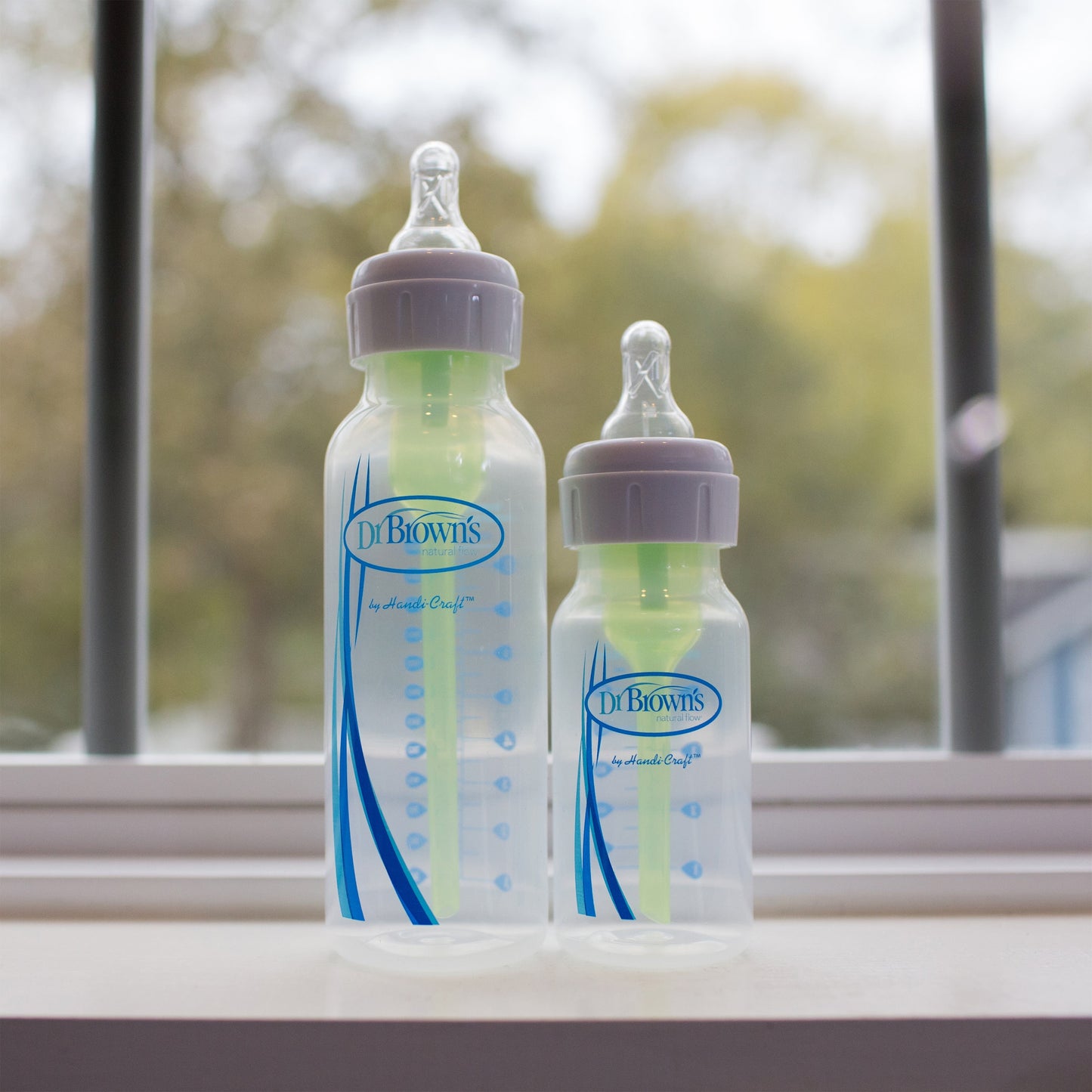 Natural Flow Level 3, Narrow Baby Bottle Nipple, Medium-Fast Flow, 6M+, 100% Silicone, 6 Pack