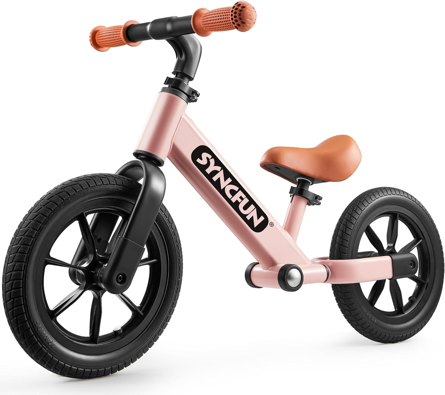 Toddler Balance Bike with Adjustable Seat and Carry Handle