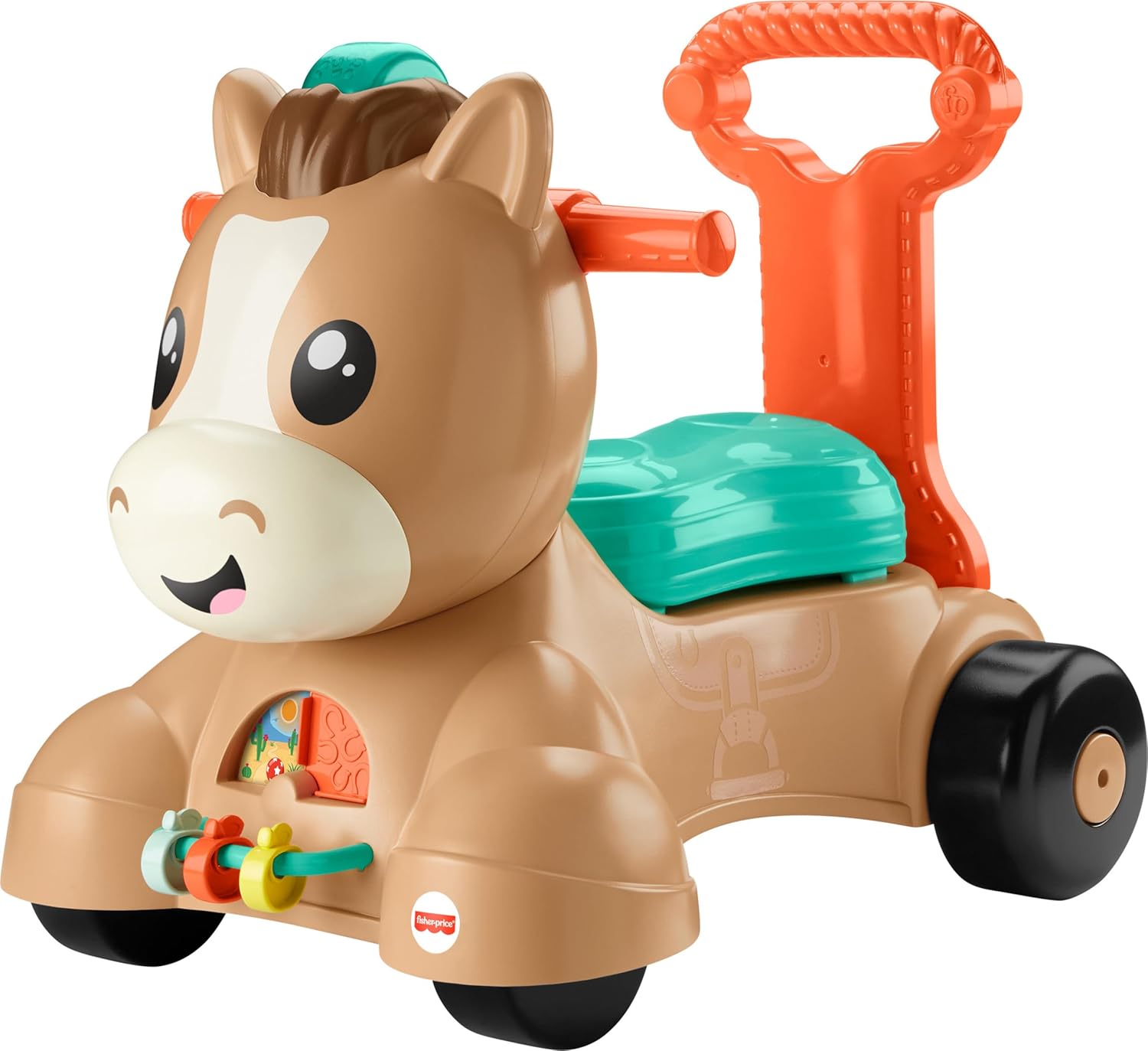 Walk Bounce & Ride Pony Musical Walker & Ride-On for Infants & Toddlers Ages 9+ Months 