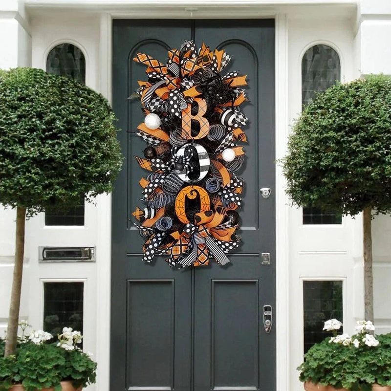 Halloween Wreath Door Hanging Decoration 