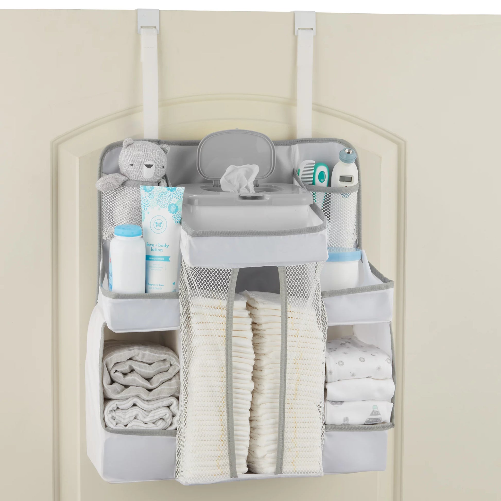 LA Baby Diaper Caddy and Nursery Organizer