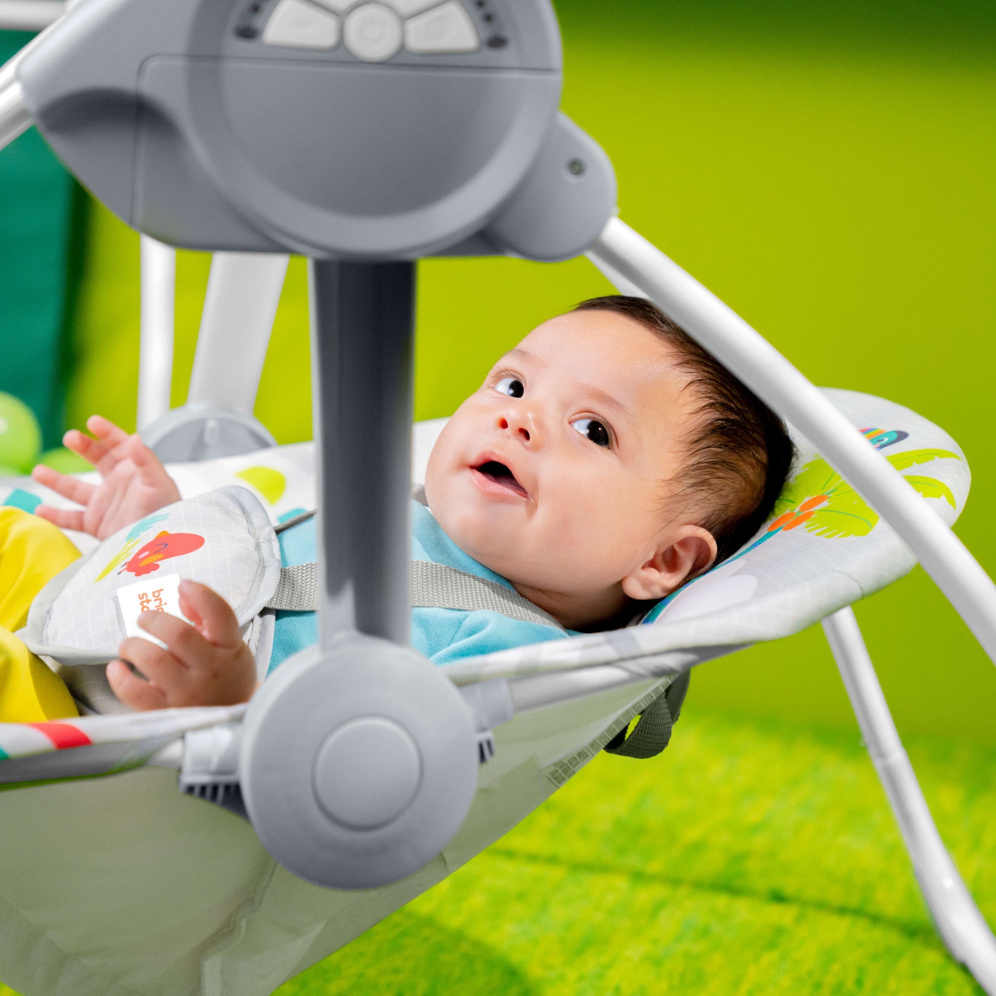 Playful Paradise Portable Compact Baby Swing 