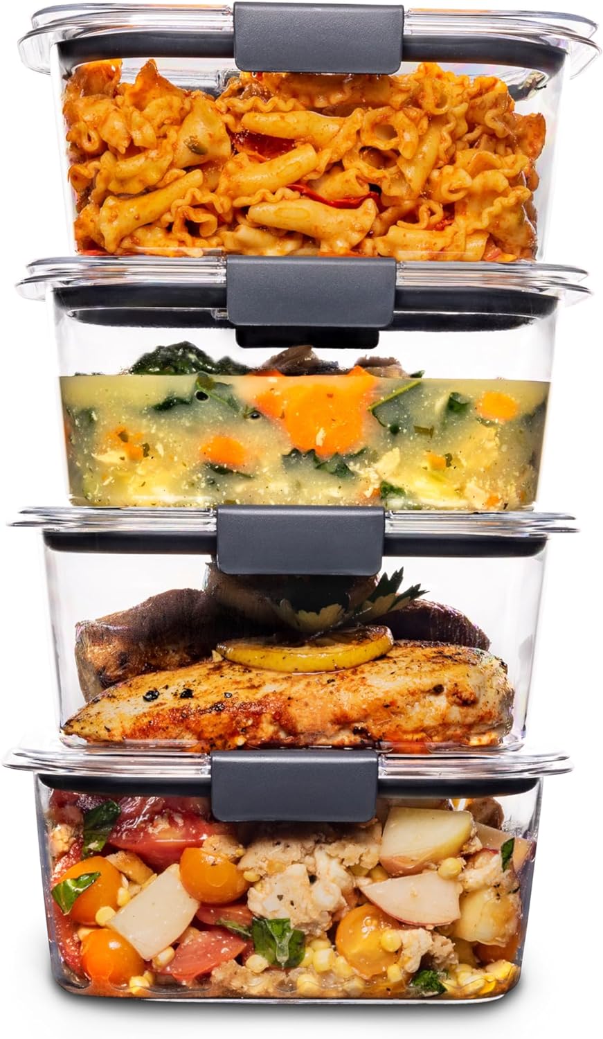 Brilliance BPA Free Food Storage Containers with Lids