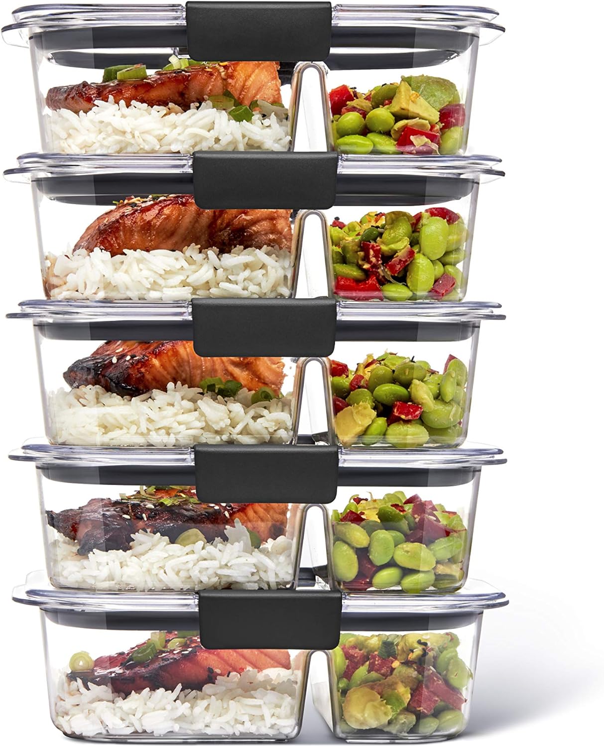 Brilliance BPA Free Food Storage Containers with Lids